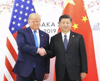 习近平和特朗普G20峰会握手